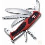 VICTORINOX WENGER RANGERGRIP 57 HUNTER PERNE ROȘII NEGRE MM.