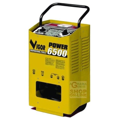 VIGOR CARICABATTERIA POWER 6500 CON RUOTE