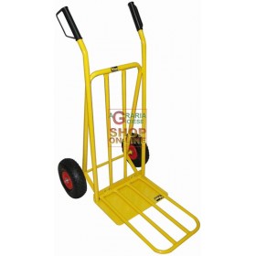 VIGOR CARRELLO PORTACASSE PALA RIBALTABILE RUOTE GONFIABILE