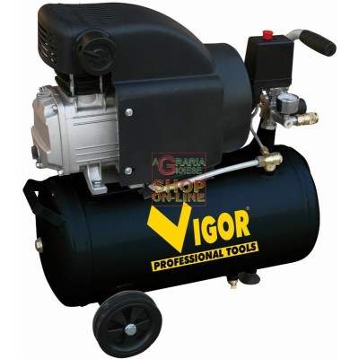 VIGOR COMPRESSORE 220V 1 CIL.DIRETTO HP.1,5 LT. 24 56350-12/8