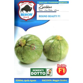 BISON SEMINȚE DE DOVLECEI ROTUNDE BEAUTY HYBRID F1 BISON SEMINȚE DE DOVLECEI ROTUNDE BEAUTY HYBRID F1