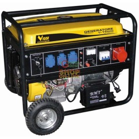 VIGOR GENERATOKING OF FOUR-STROKE CURRENT 220V - 380V T-6500 KVA 5.5 HP. MONOFASȘI TRIFAZAT VIGOR GENERATOKING OF FOUR-STROKE CURRENT 220V - 380V T-6500