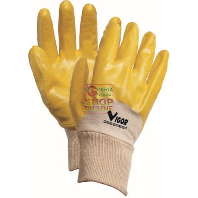 VIGOR JAP NITRILE YELLOW AERATO CE2 TAGLIA M - XXL MĂNUȘI