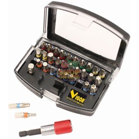 VIGOR INSERȚII PENTRU ȘURUBELNIȚE SET 32 BUC AMESTECATE