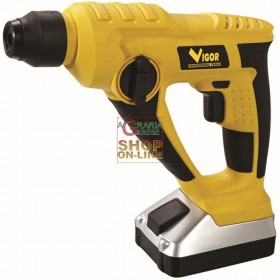 VIGOR HAMMER TASSELlATORE PERFORATORE UN BATTENTE VBH-18 LITIU 18V VIGOR HAMMER TASSELlATORE PERFORATORE UN BATTENTE VBH-18 LITIU