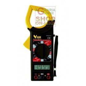 VIGOR PINZA AMPEROMETRICA CON TESTER DIGITALE