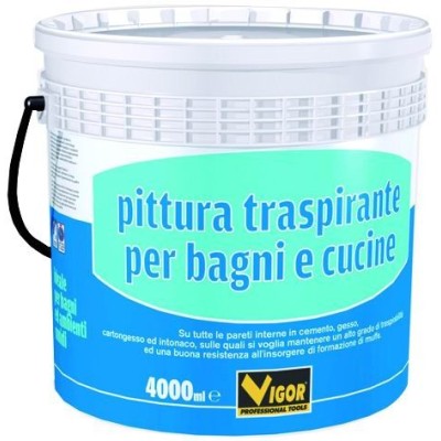 VIGOR PITTURA MURALE TRASPARENTI PER INTERNO BAGNI E CUCINA