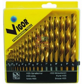 VIGOR SERIE SFATURI HSS TITANIUM PENTRU METALE PC-URI. 19 MM.