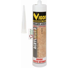 VIGOR SILICONE SIGILLANTE ACRYLMURO BIANCO RUVIDO ML. 300 VIGOR SILICONE SIGILLANTE ACRYLMURO BIANCO RUVIDO ML. 300