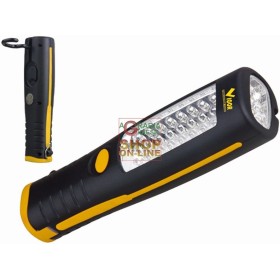 VIGOR TORCIA A LED FLASH CON GANCIO 30 LED VIGOR TORCIA A LED FLASH CON GANCIO 30 LED