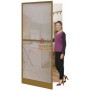 MOSQUITO NET AD DOOR BROWN CM.100X240