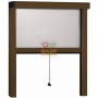 VERTICAL SUBȚIRE DIN ALUMINIU MOSQUITO NET BROWN CM.120X170