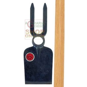 ZAPPA PER GIARDINO FORGIATE MANICATE QUADRO CON CORNO CM. 50