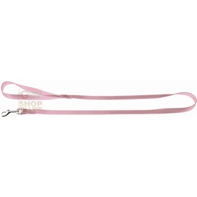 GUINZAGLIO PER CANI IN NYLON ROSA CM. 2,0 X 120 FUSSDOG