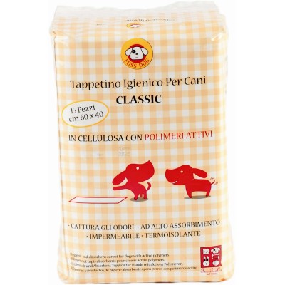 PANNOLINO CLASSICO PER CANI 40X60 CON POLIMERI TAPPETTINO