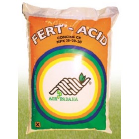 Îngrășământ FERT-ACID pentru fertigare N.P.K. 20.20.20 cu