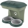 Dog castron Bama Food Stand kit de culoare verde pentru a