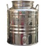 SUPERFUSTINOX CONTENITORE ACCIAIO INOX MOD. MILANO LT. 20 ALTO