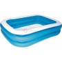 BESTWAY 54005 PISCINA GONFIABILE FAMILY RETTANGOLARE AZZURRA