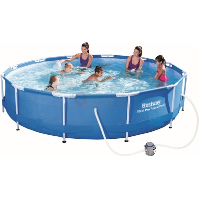 BESTWAY 56416 PISCINA CON TELAIO COMPLETA STEEL FRAME CM.366x76