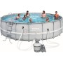 BESTWAY 56464 PISCINA CON TELAIO POWER STEEL FRAME CM. 549x132h.