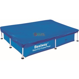 BESTWAY 58103 CAPAC PISCINA DE SUS CU CADRU DREPTUNGHIULAR CM.