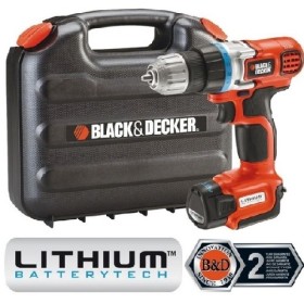 BLACK DECKER TRAPANO 10,8 LITIO MOD.EGBL108K+A7064 BLACK DECKER TRAPANO 10,8 LITIO MOD.EGBL108K+A7064