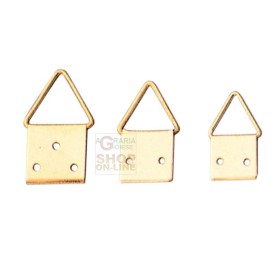 ATTACCAGLIE IN ACCIAIO OTTONATO SNODO N. 2 CON CHIODI PZ. 20 ATTACCAGLIE IN ACCIAIO OTTONATO SNODO N. 2 CON CHIODI PZ. 20