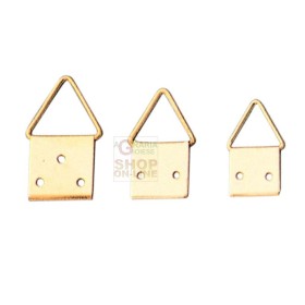 ATTACCAGLIE IN ACCIAIO OTTONATO SNODO N. 3 CON CHIODI PZ. 20 ATTACCAGLIE IN ACCIAIO OTTONATO SNODO N. 3 CON CHIODI PZ. 20