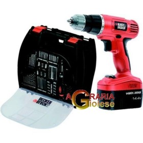 BLACK DECKER TRAPANO A BATTERIA 14,4 VOLT MOD EPC14100K BLACK DECKER TRAPANO A BATTERIA 14,4 VOLT MOD EPC14100K
