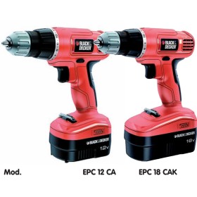 BLACK DECKER TRAPANO A BATTERIA 18V MOD.EPC18CAK BLACK DECKER TRAPANO A BATTERIA 18V MOD.EPC18CAK