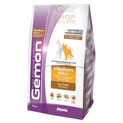 GEMON FEED PENTRU CANI MEDIU ADULT CU KG DE PUI. 15