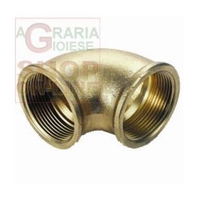 GOMITO FEMMINA IN OTTONE GIALLO ART. 90 GR. 3/4