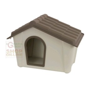 CUCCIA PER CANI ÎN BEJ BEJ PORUMBEL GRI CM. 79 x 59.2 x 60.8 h