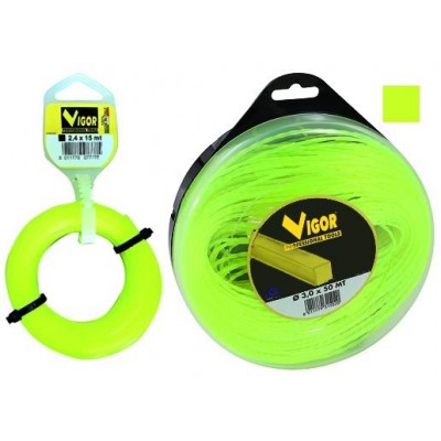 VIGOR WIRE PENTRU BRUSHCUTTERS QUADRO MT. 15 DIAM. MM. 2,4.