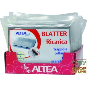 BLATTER RICARICA  4 TRAPPOLE COLLANTI PER INSETTI STRISCIANTI BLATTER RICARICA 4 TRAPPOLE COLLANTI PER INSETTI STRISCIANTI