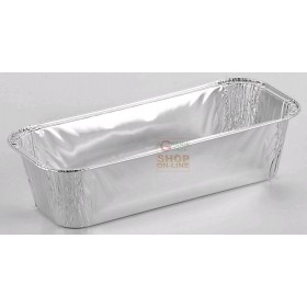 TAVA CONTAINER DIN ALUMINIU PLUMCAKE CM. 22 X 9 X 4.5 BUC. 3