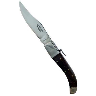 COLTELLO CON LAMA IN ACCIAIO INOX MANICO COCOBORO mm. 195