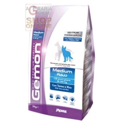 GEMON MANGIME PER CANI MEDIUM ADULT CON TONNO E RISO KG. 15