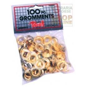 BLINKY EYELETS TIP VELA OTTONATI SET 50 PERECHI