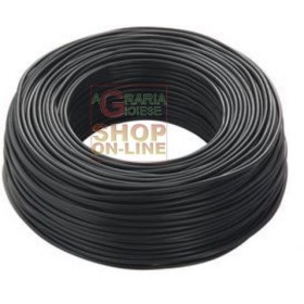 CAVO ELETTRICO UNIPOLAR SECȚIUNEA 1 X 2.5 BLACK MT. 100