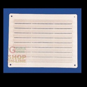 GRIGLIA AERAZIONE IN ABS CON PROTEZIONE ANTINSETTI CM. 12,5 X
