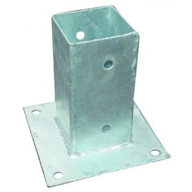 BLINKY BASE PER PALI IN ACCIAIO ZINCATO CM.7X7X15H BLINKY BASE PER PALI IN ACCIAIO ZINCATO CM.7X7X15H