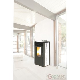 STUFA PELLET KING IDRO KW15 BIANCA