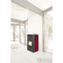 STUFA PELLET KING IDRO KW24 BORDEAUX