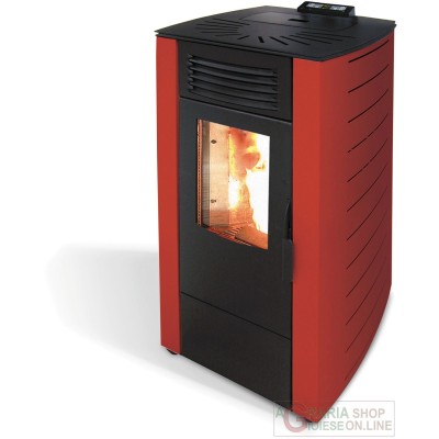 STUFA PELLET KW 10,0 KING12 BORDEAUX (118BKI)