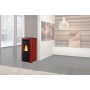 STUFA PELLET KW 7 KETTY BORDEAUX