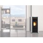 STUFA PELLET KW 9,2 GIUSY PLUS BIANCA CANALIZ