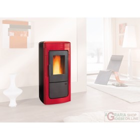 STUFA PELLET KW.25 LILIANA IDRO BORDEAUX STUFA PELLET KW.25 LILIANA IDRO BORDEAUX