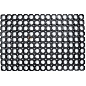 TAPPETO ZERBINO ROBUSTUS COMPONIBILE PVC NERO CM. 40 X 70